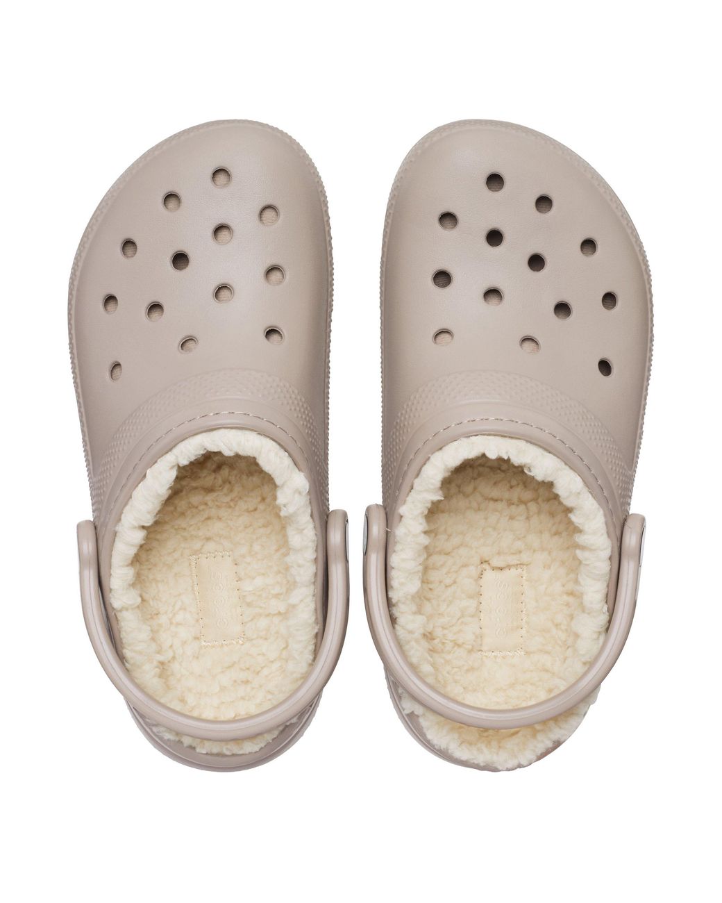 CROCSTM Natural Classic Lined Mule Slippers