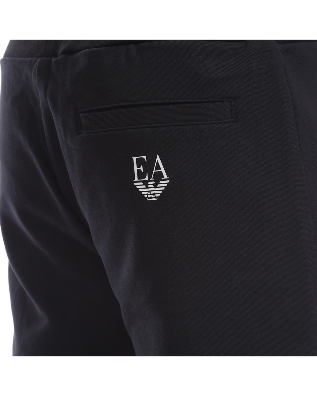 Emporio Armani Black Straight Leg Trousers for men