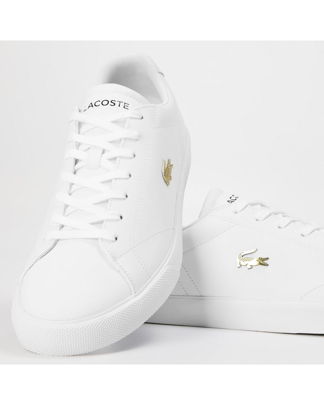 Lacoste White Lerond Pro Low-Top Trainers for men