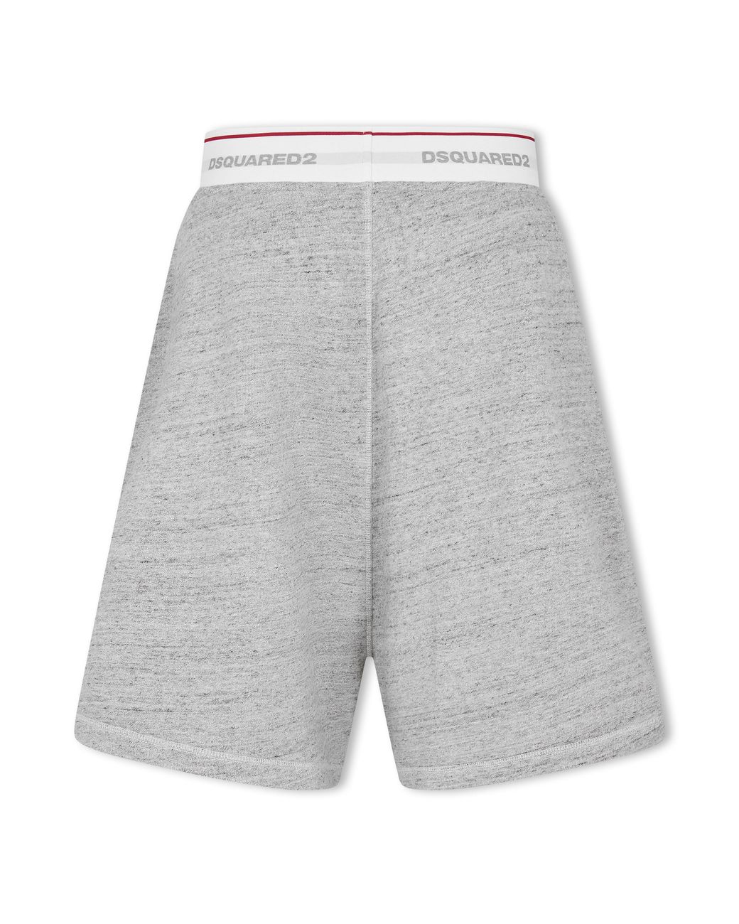 DSquared² Gray Fleece Jogger Shorts for men