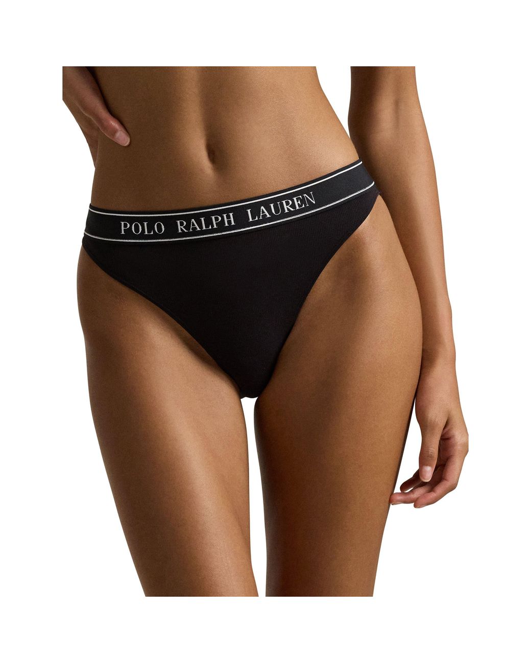 Polo Ralph Lauren Black Cotton Hipster Brief