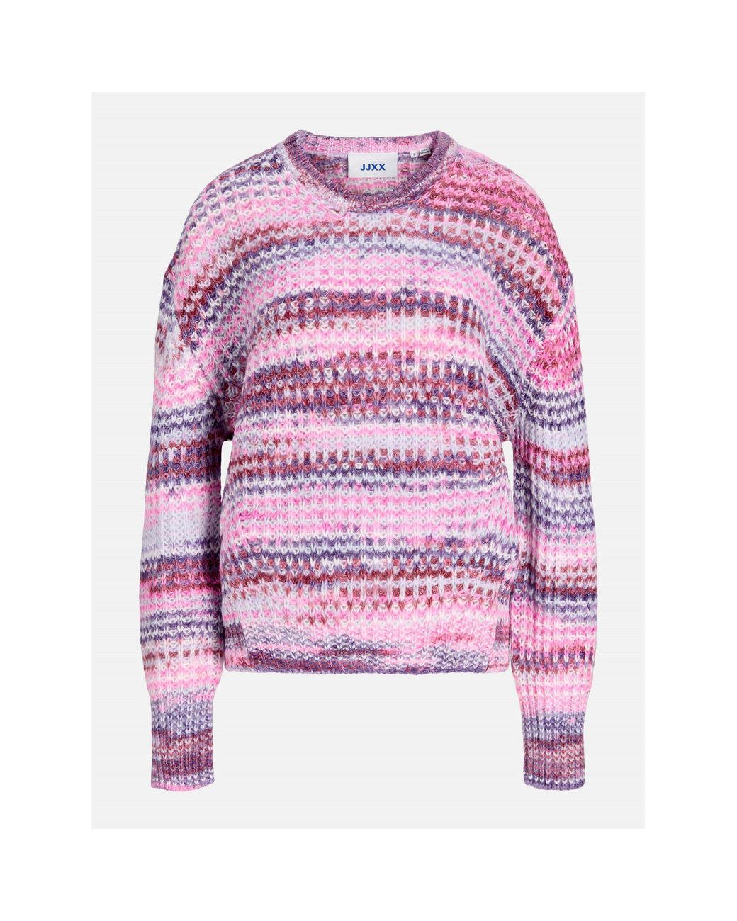 JJXX Pink Space Dye Crew-Neck Jumper