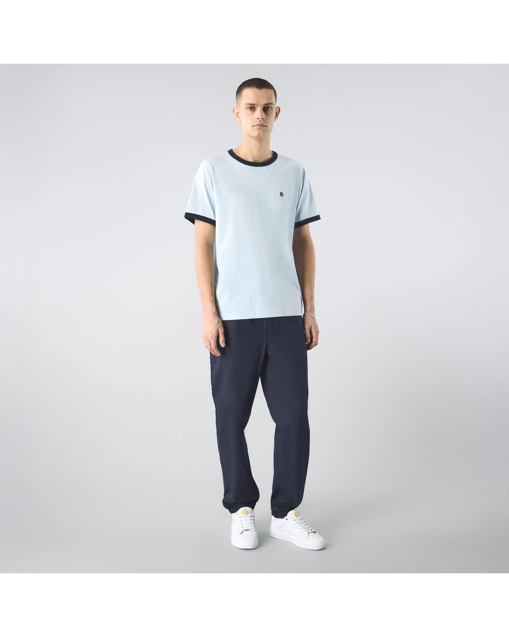 Pretty Green Blue Eclipse Ringer Regular Fit T-Shirt for men