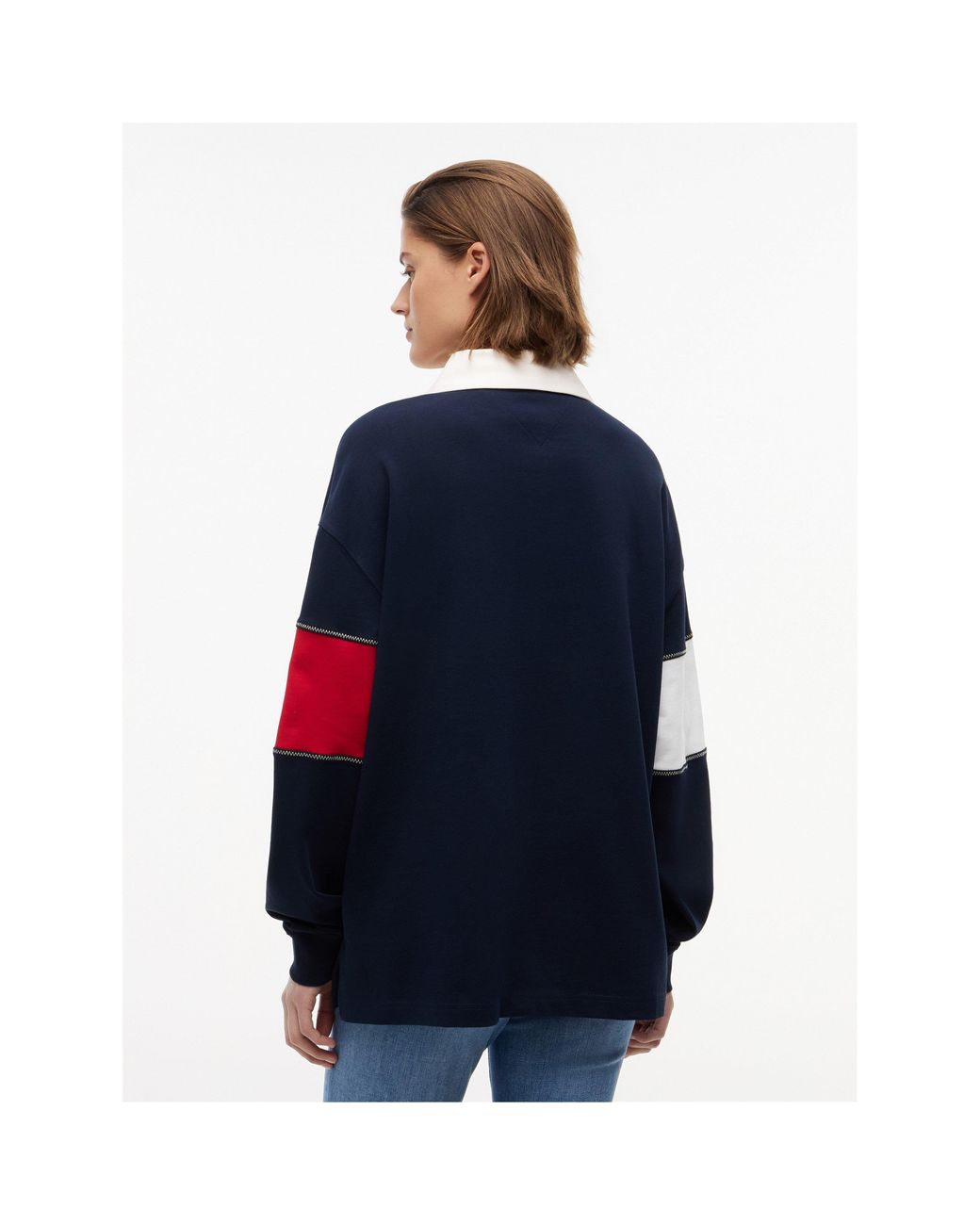 Tommy Hilfiger Blue Rugby Polo Shirt