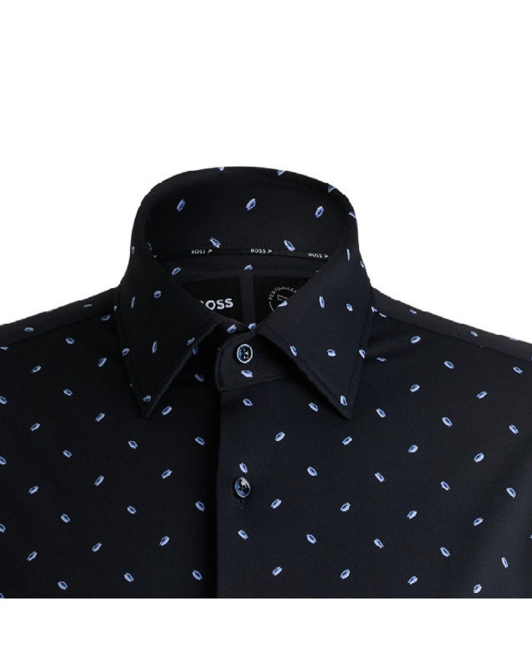 Boss Blue P Hank Kent Long Sleeve Oxford Shirt for men