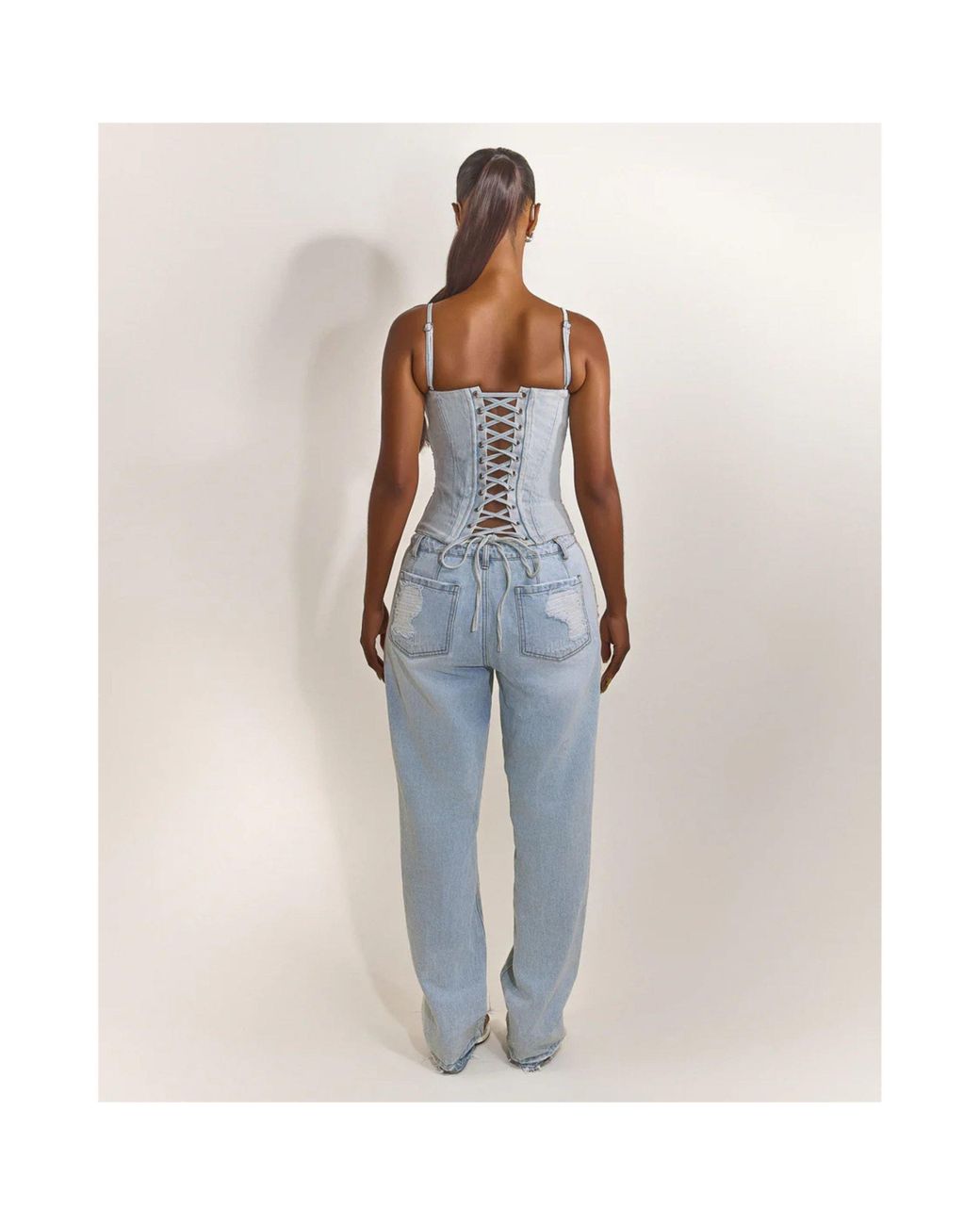Mars the Label Blue Everly Corset