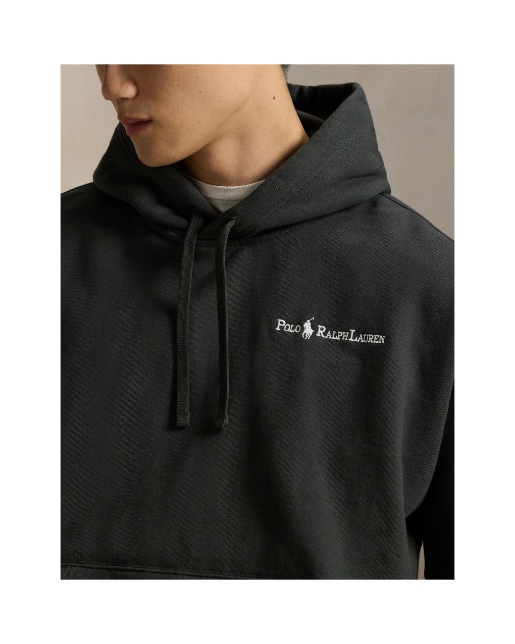 Polo Ralph Lauren Gray Prl Pp Pull Over Hoodie for men