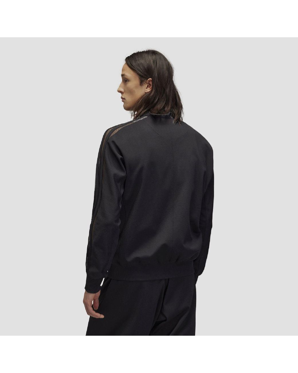 Y-3 Black 3-Stripes Track Top for men