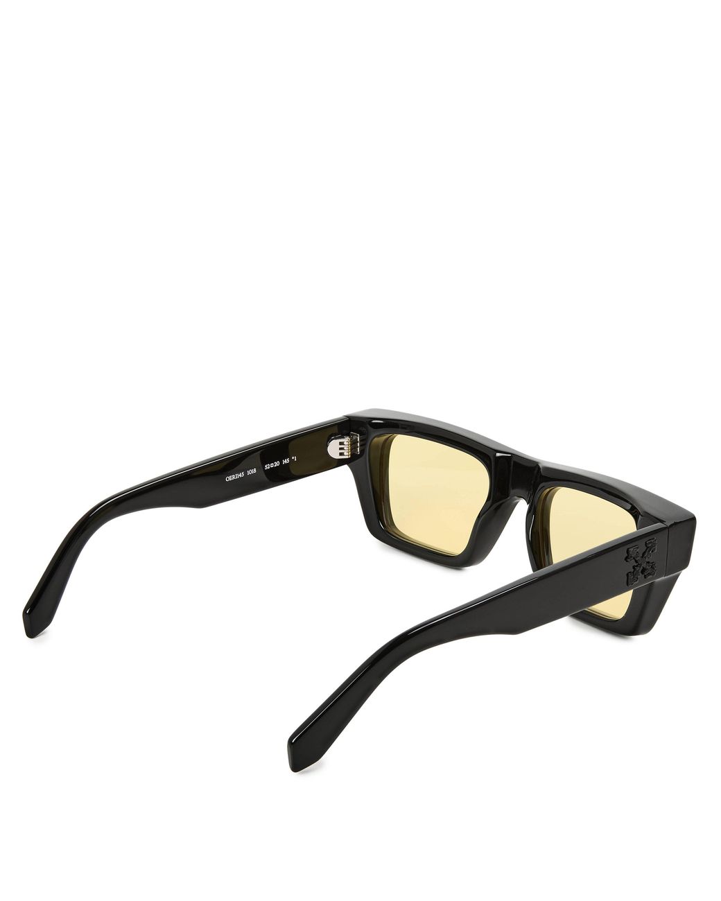 Off-White c/o Virgil Abloh Black Oregon Square Sunglasses