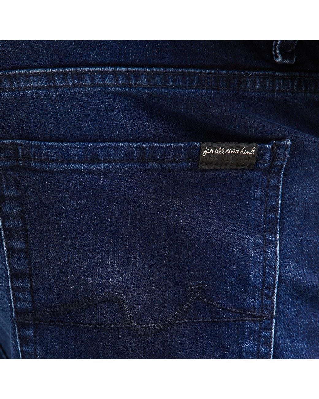 7 For All Mankind Blue Slimmy Slim Fit Jeans for men