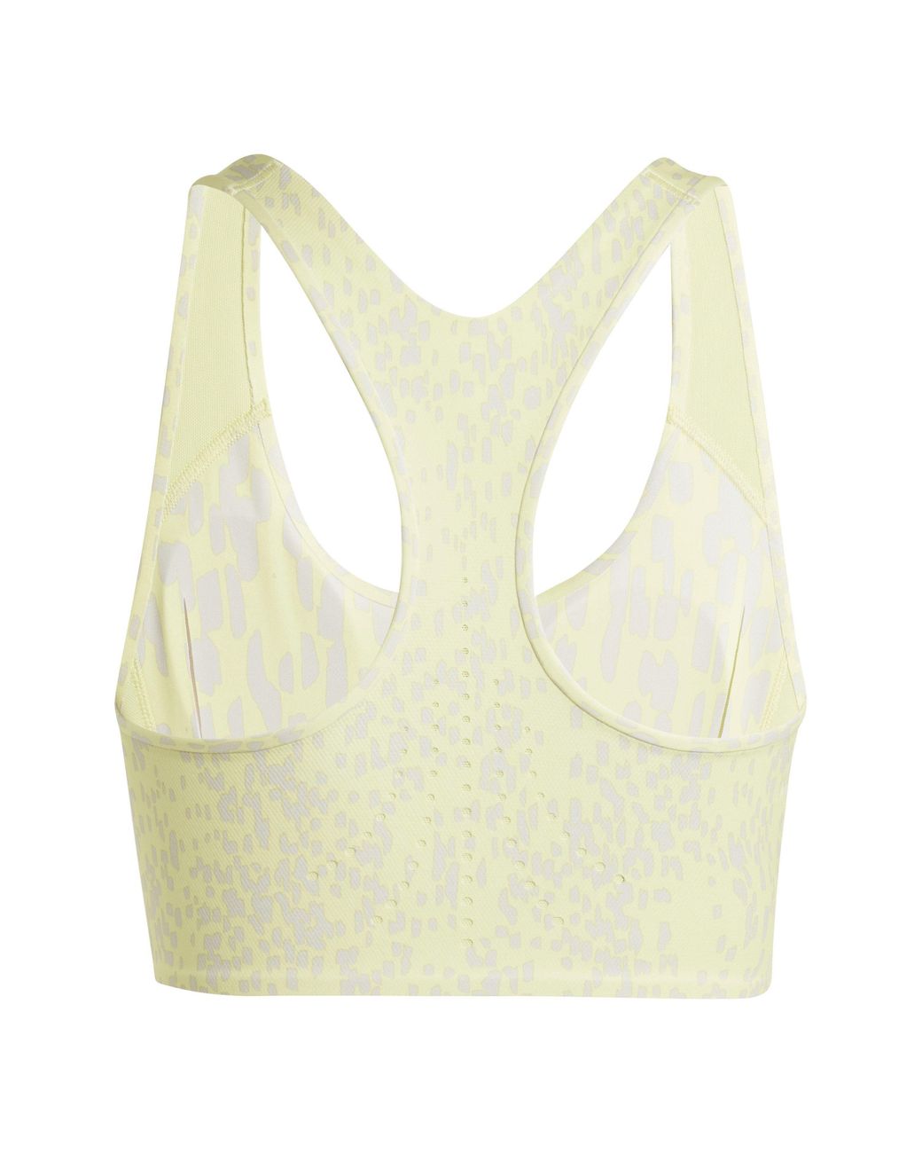 Adidas Yellow Non Wired Medium Impact Sports Bra