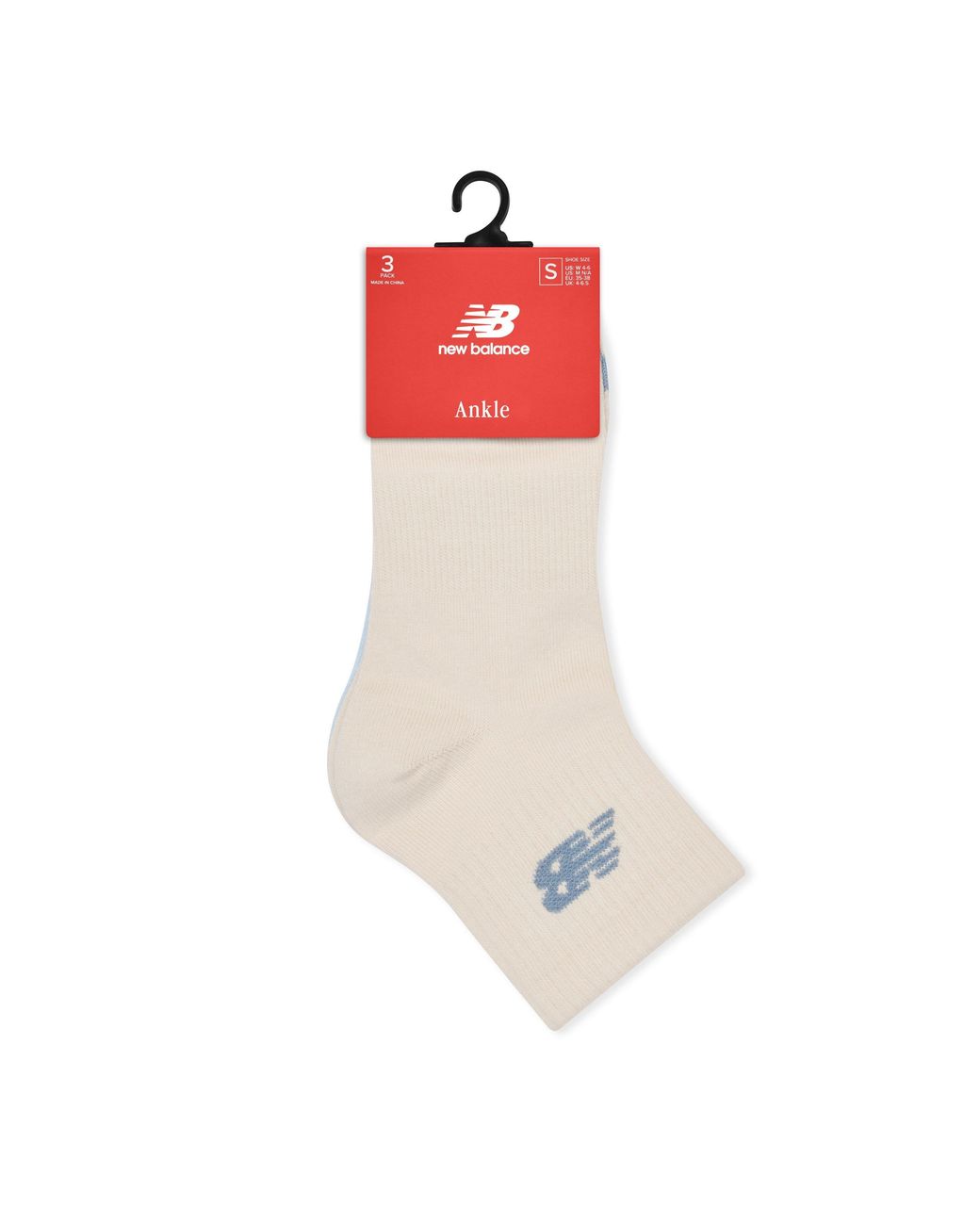 New Balance White Everyday Crew Socks 3-Pack Adults