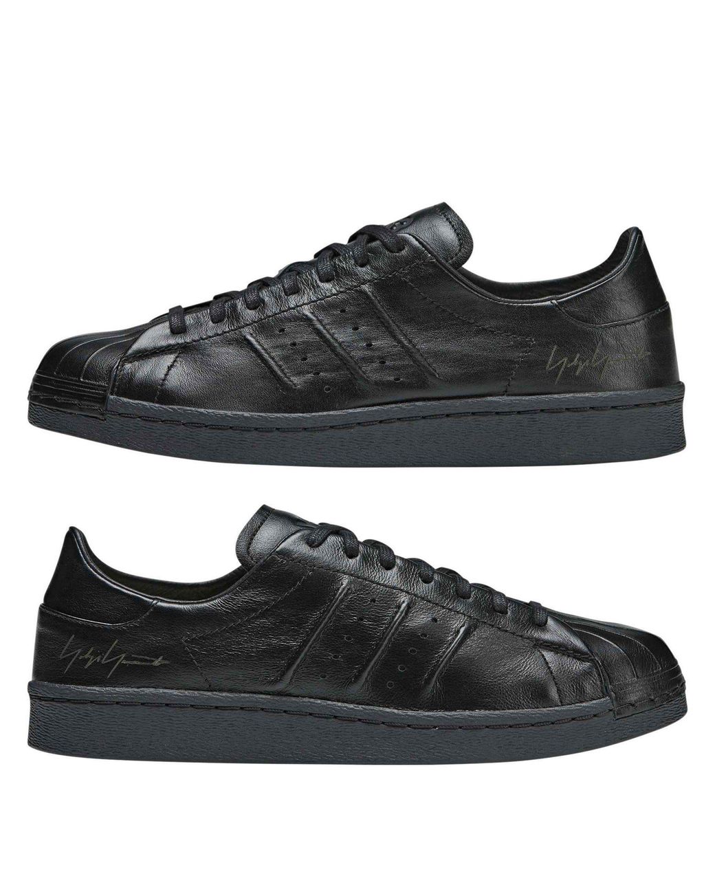 Y-3 Black Superstar Trainers Size 6.5 for men