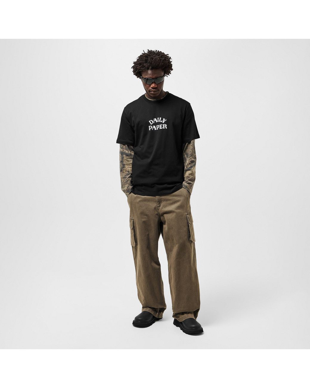 Daily Paper Black T-Shirt for men