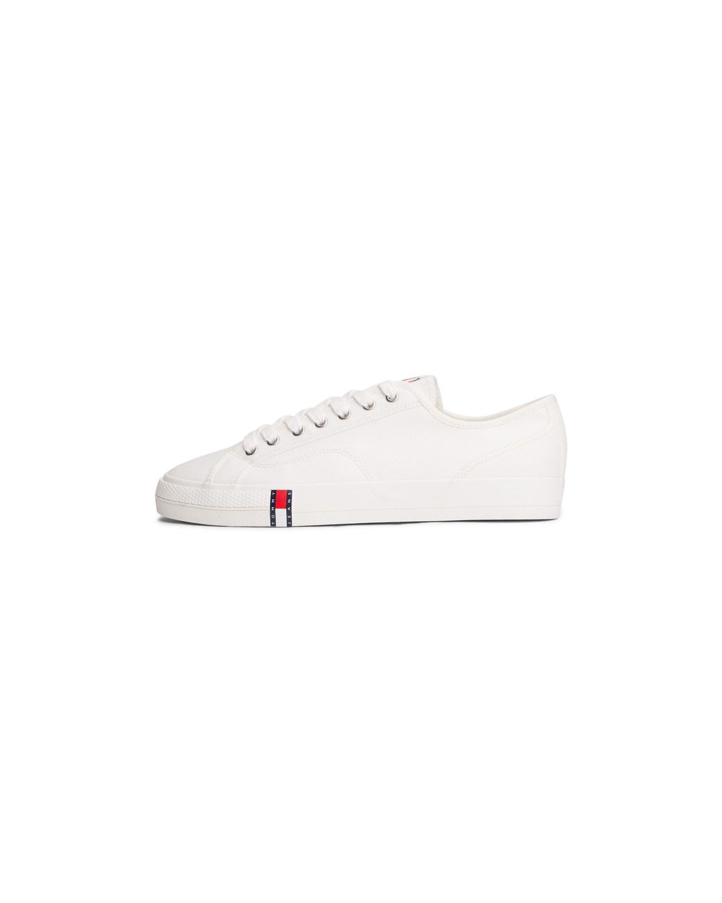 Tommy Hilfiger White Canvas Trainers for men
