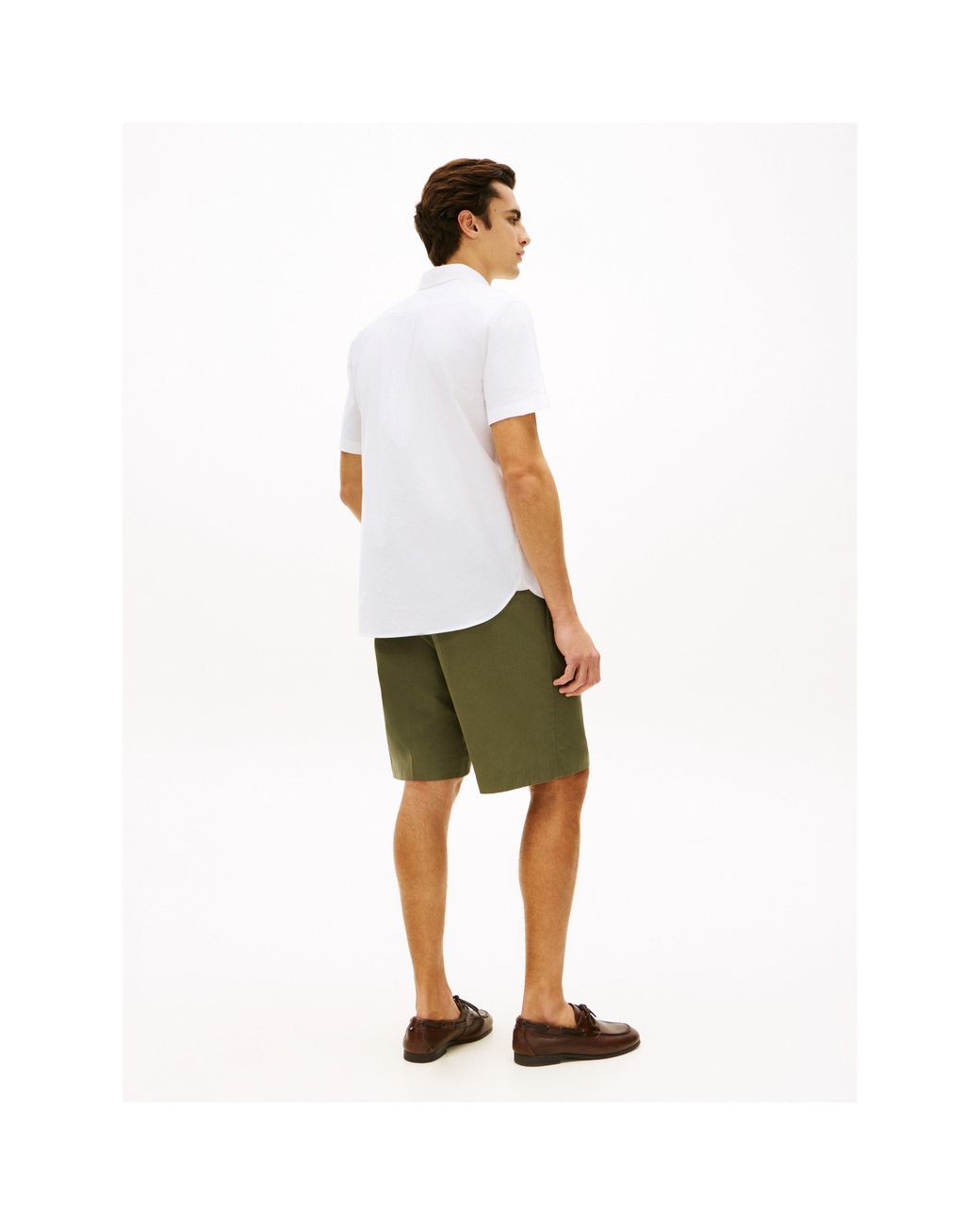 Tommy Hilfiger White Short Sleeve Plain Shirt for men