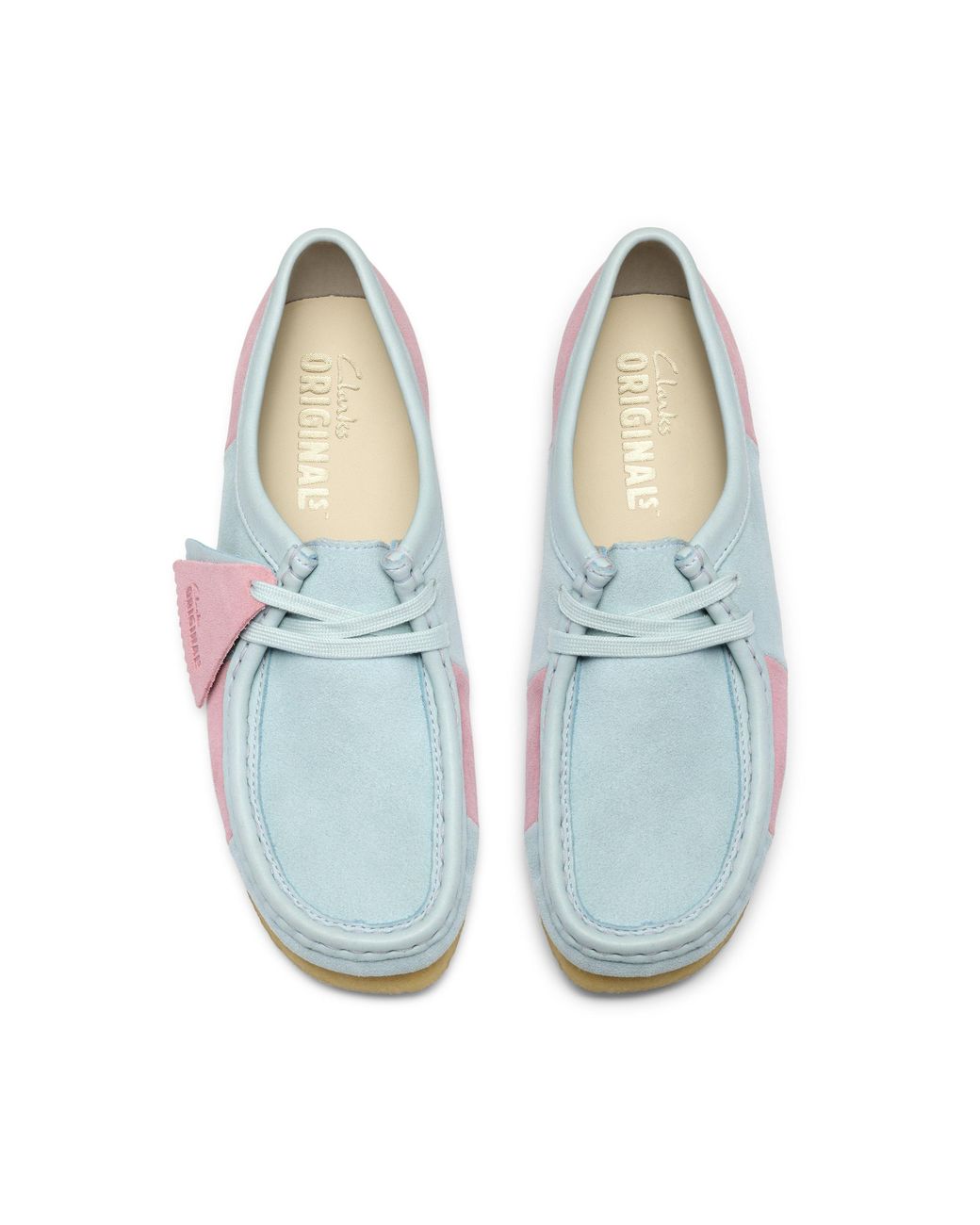 Clarks Blue Clarks Wallabee Prnt Ld62