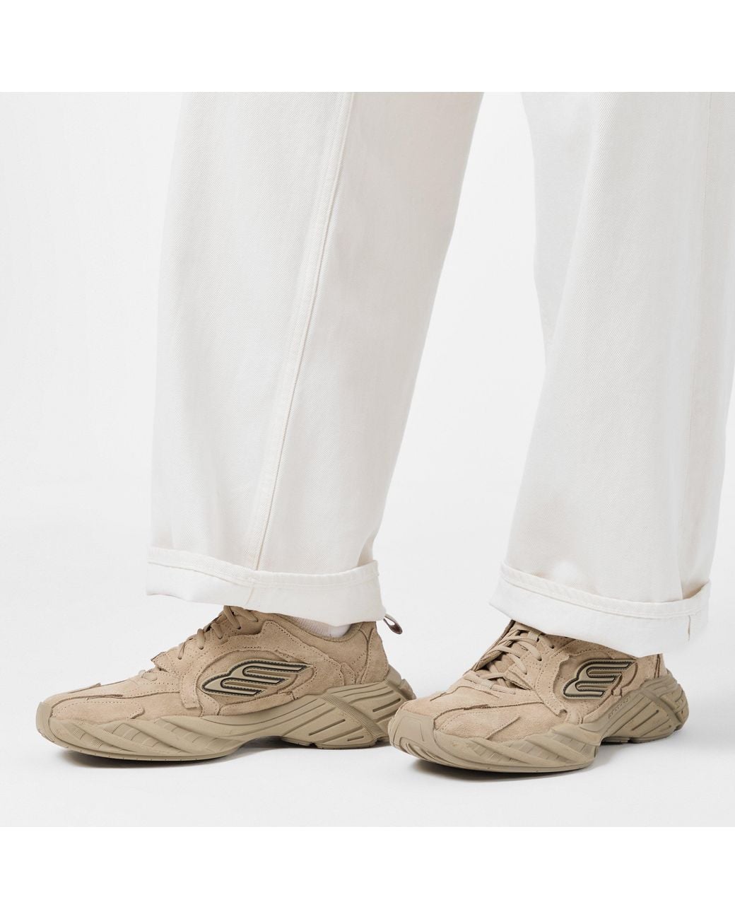 Balenciaga Natural Monday Trainers