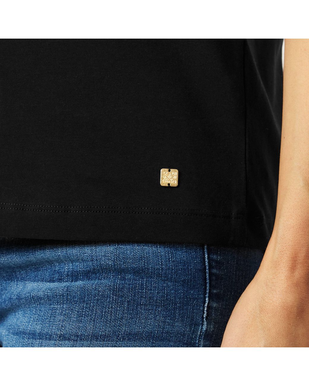 Biba Black Logo T-Shirt