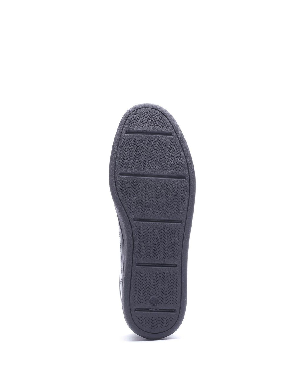 Base London Black Zammo Leather Lace-Up Low-Top Trainers for men