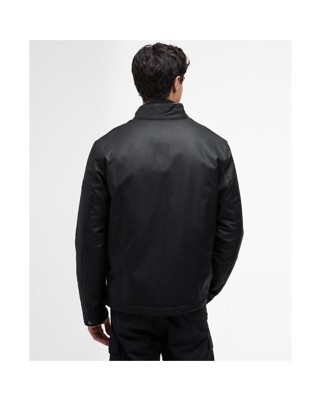 Barbour Black Chard Waxed Jacket for men