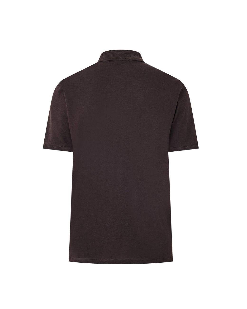 Emporio Armani Black Cotton Short-Sleeve Polo Shirt for men