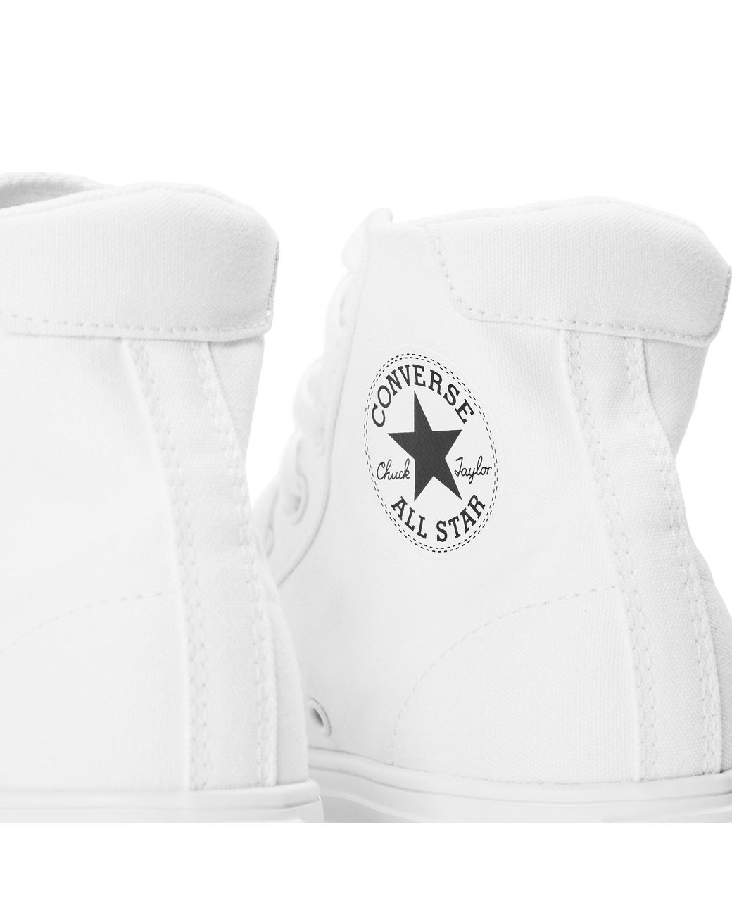 Converse White Canvas High-Top Trainers for men