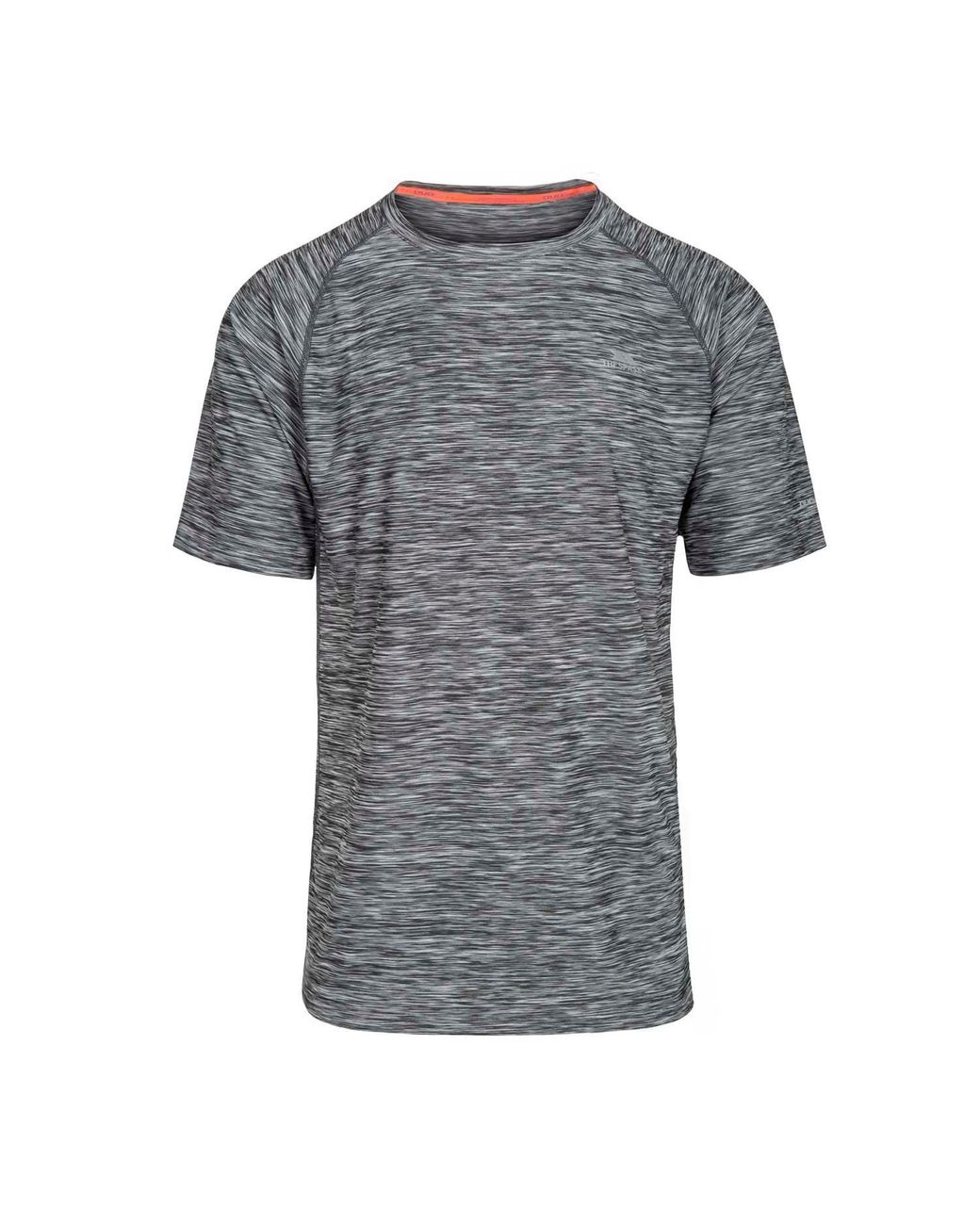 Trespass Gray Gaffney Short Sleeve Quick Dry T-Shirt for men