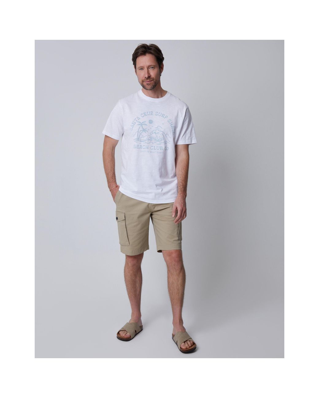 Saltwell Blue Portrush Regular Fit T-Shirt for men