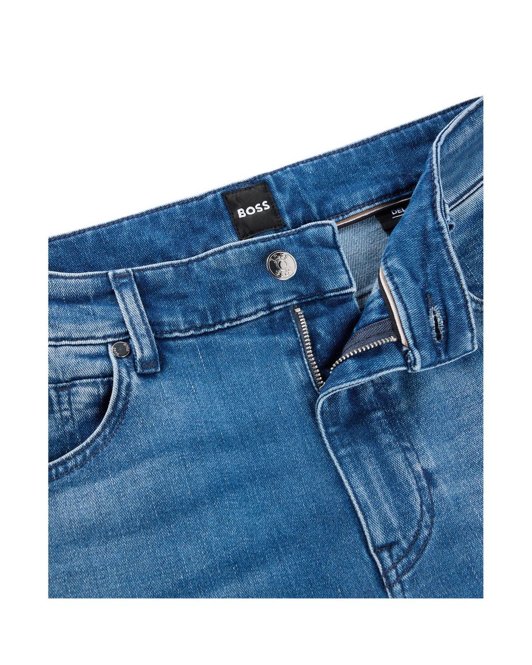 Boss Blue Hbb Delaware3Slm Slim-Fit Jeans for men