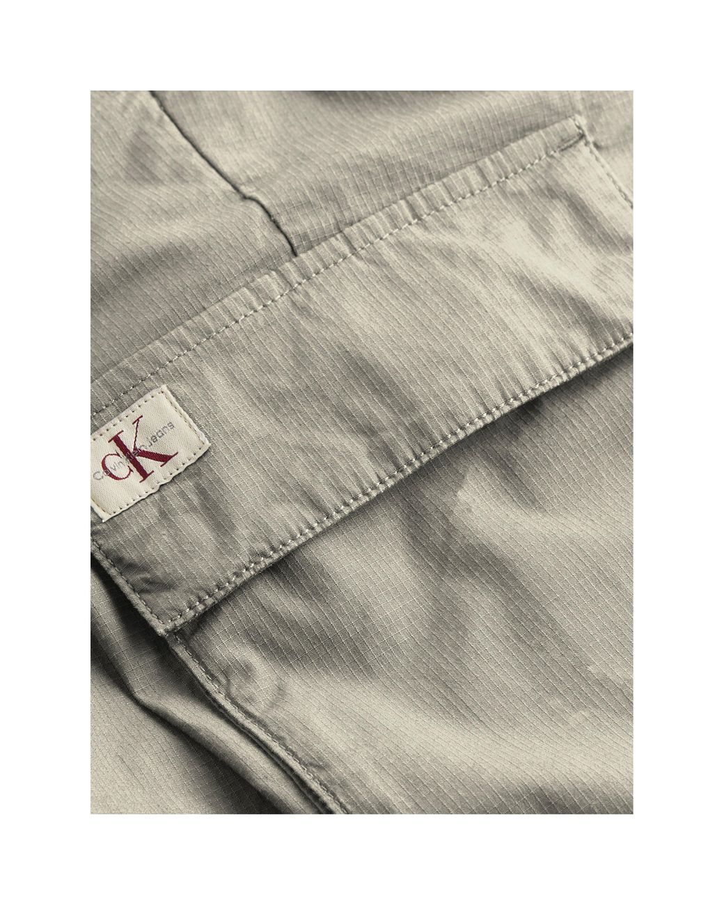 Calvin Klein Gray Skinny Cargo Trouser for men