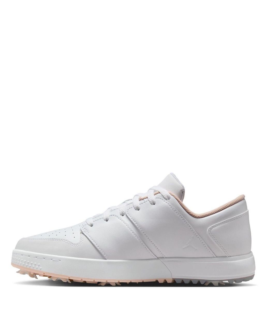 Nike White Nike Jordan Retro 1 G Golf Shoes for men
