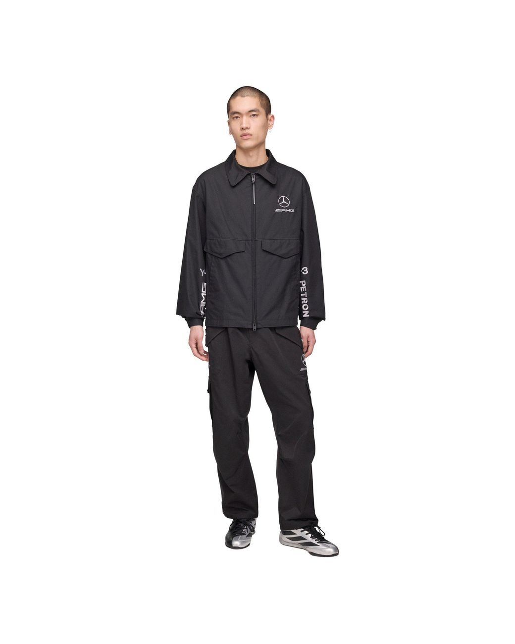 Y-3 Black Mercedes Wolf Jacket for men