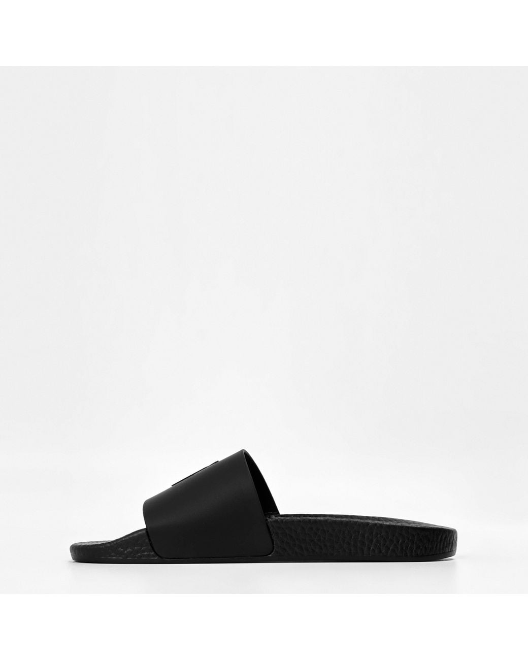 Polo Ralph Lauren Black Signature Pony Polo Slide