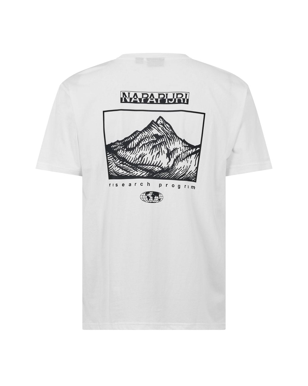 Napapijri White Graphic T-shirt for men