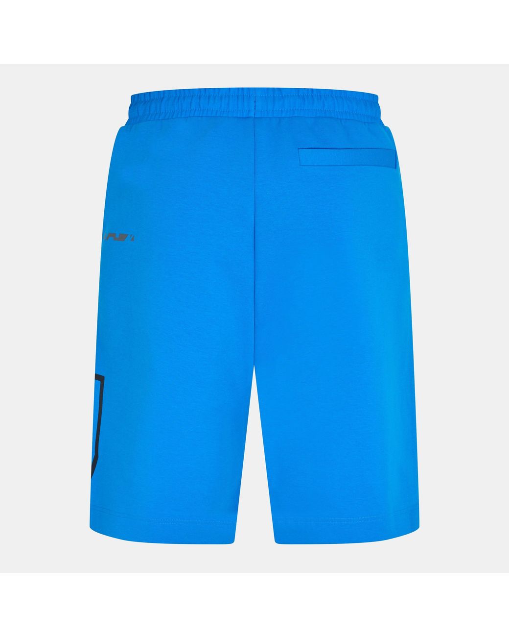 Boss Blue Hariq Fleece Jogger Shorts for men