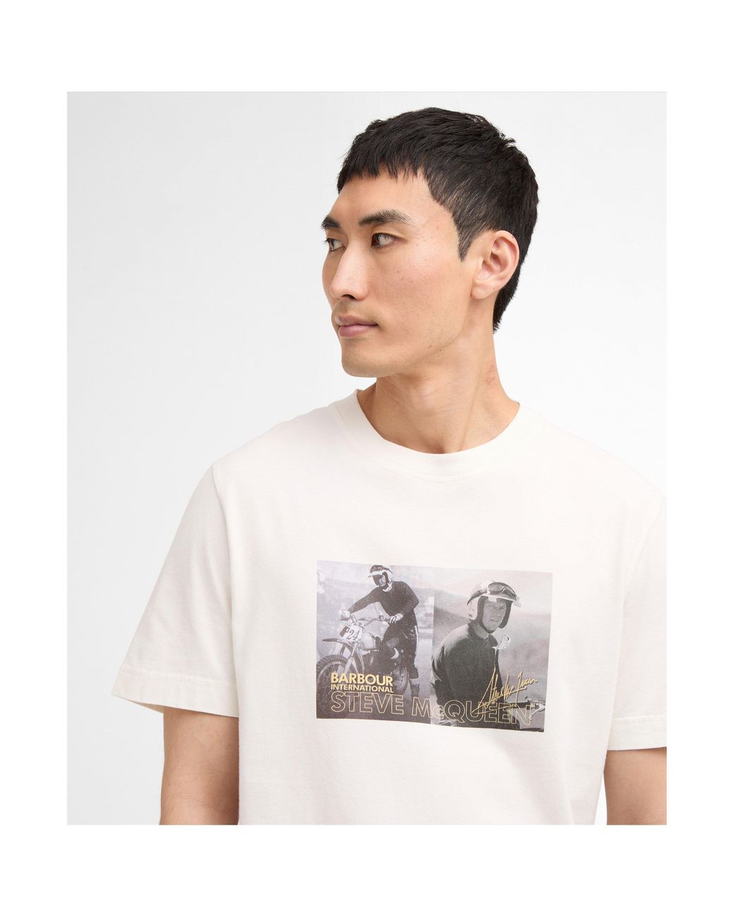 Barbour White Hellen T-Shirt for men