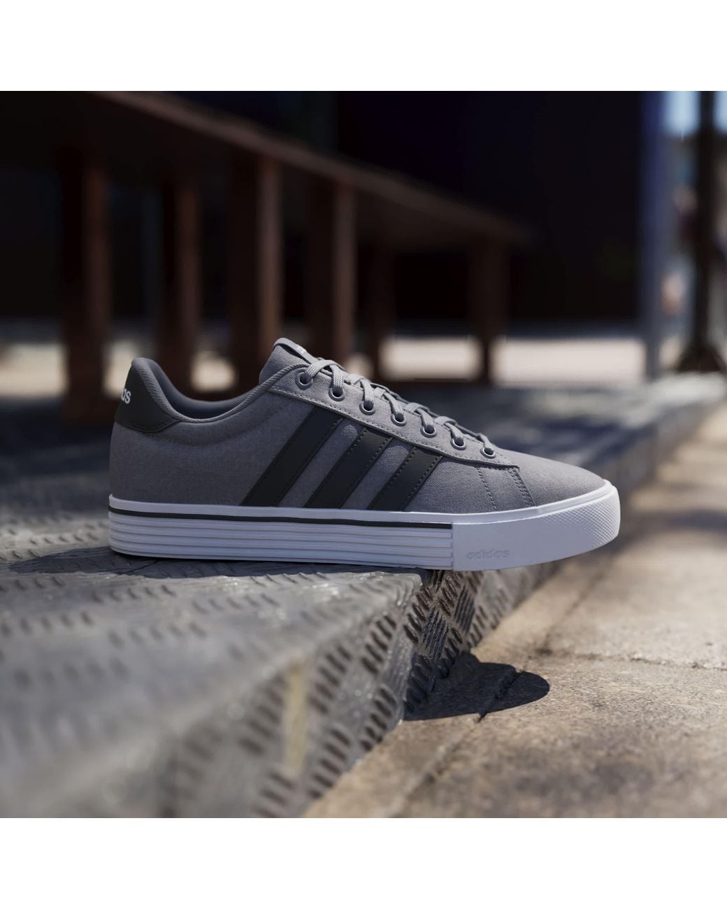 Adidas Gray Daily 4.0 Shoes Adults for men
