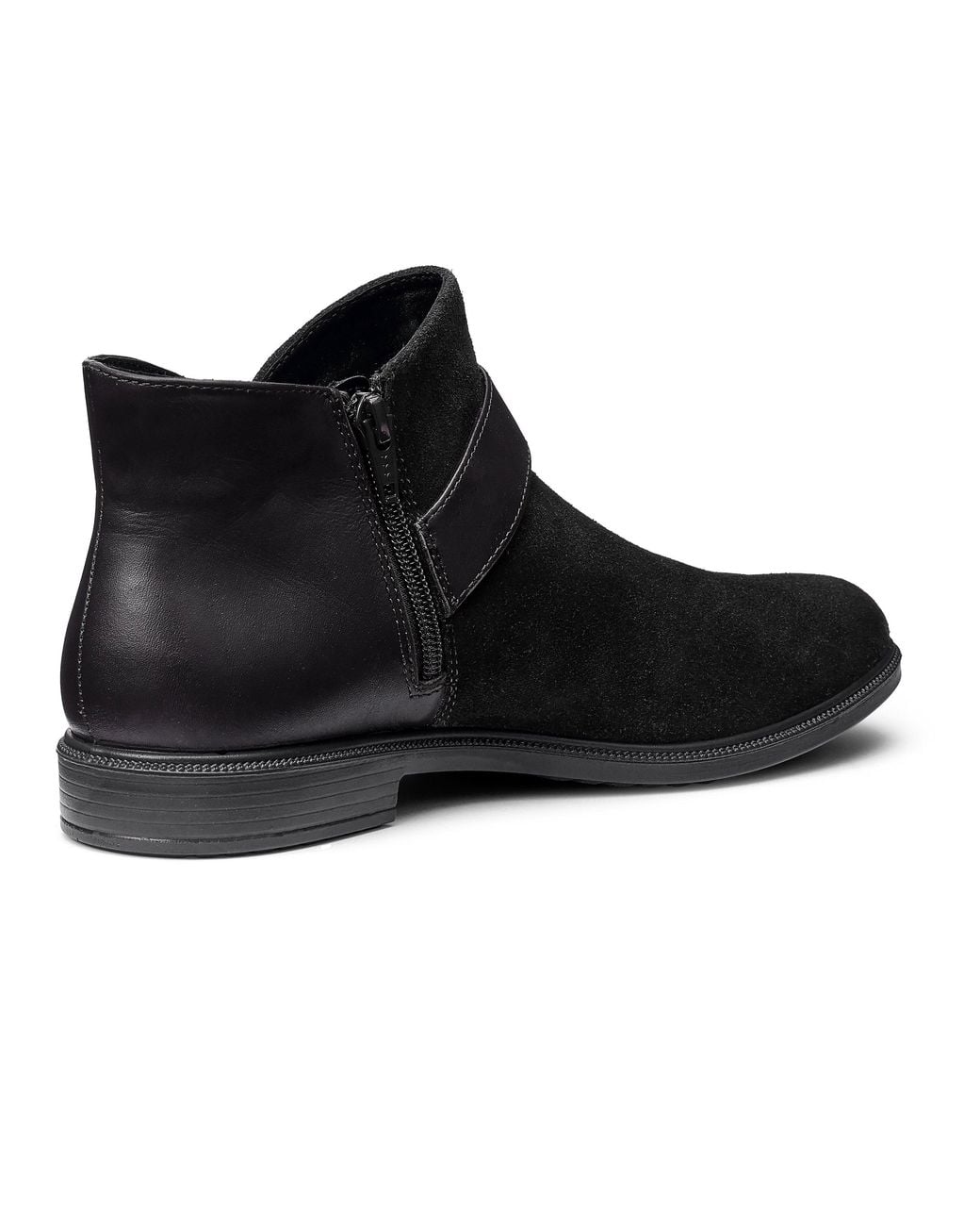 Hotter Black Linton Wide Fit Ankle Boots