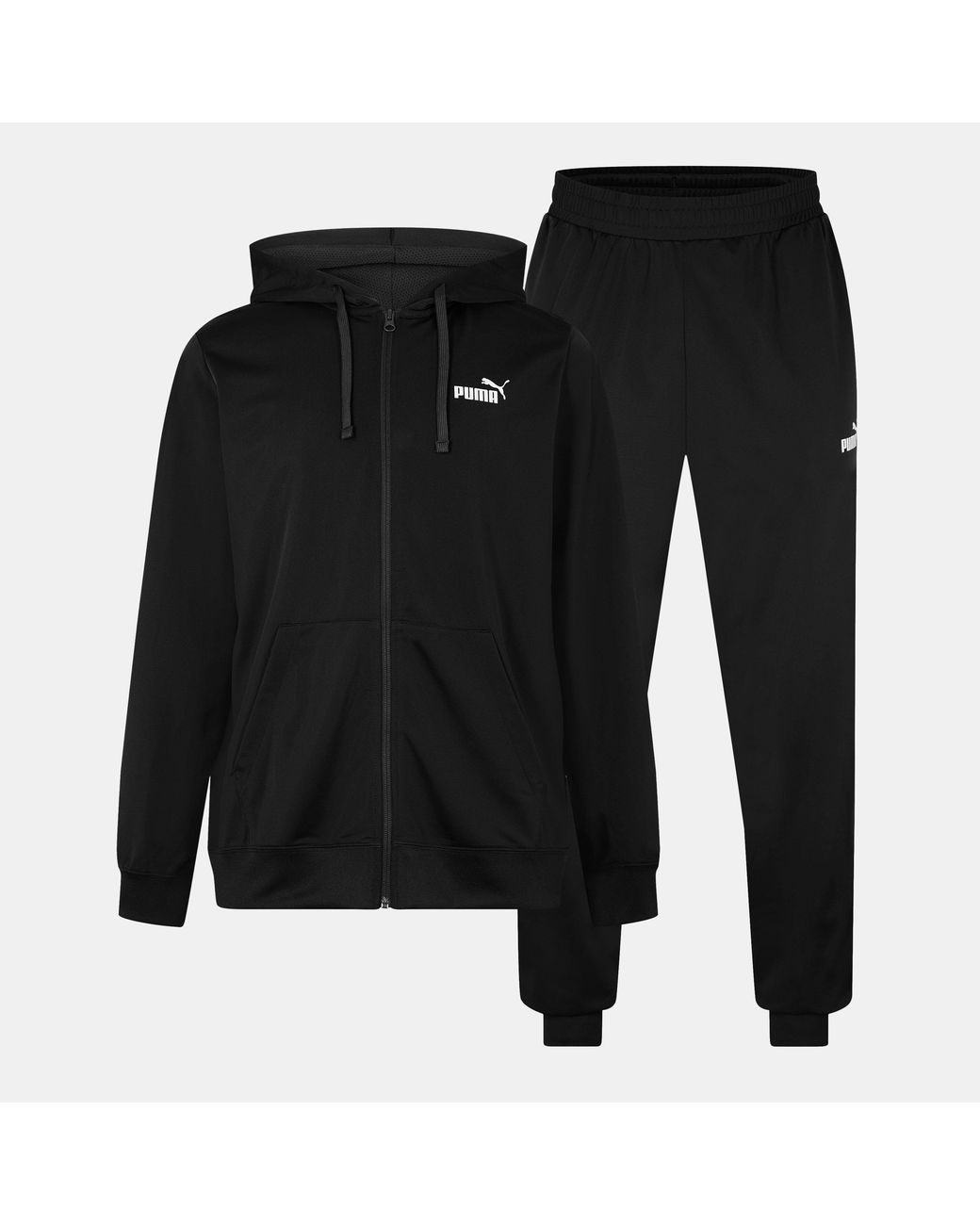 PUMA Black Poly Tracksuit for men