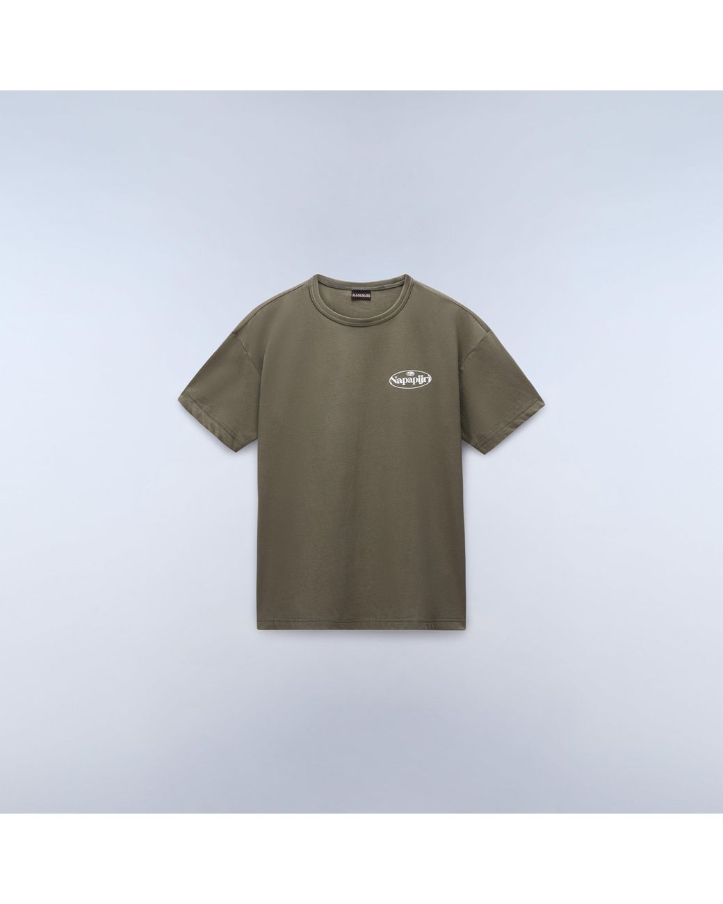 Napapijri Green Graphic T-Shirt for men