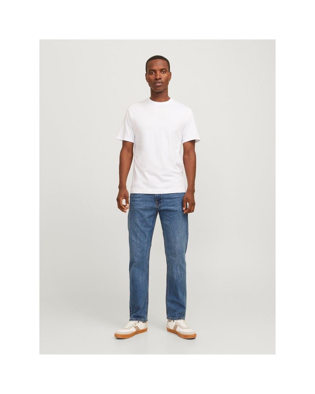 Jack & Jones Blue Junior&Junior Classic Straight Leg Jeans for men
