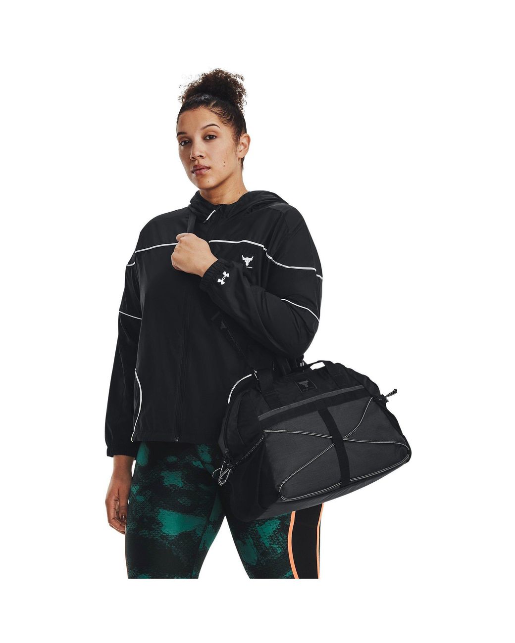 Under Armour Black Project Rock Gym Bag Sm