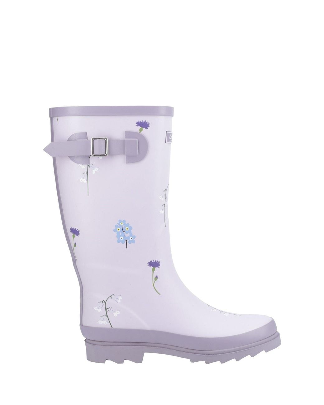 Cotswold Purple Wildflower Tall Wellingtons
