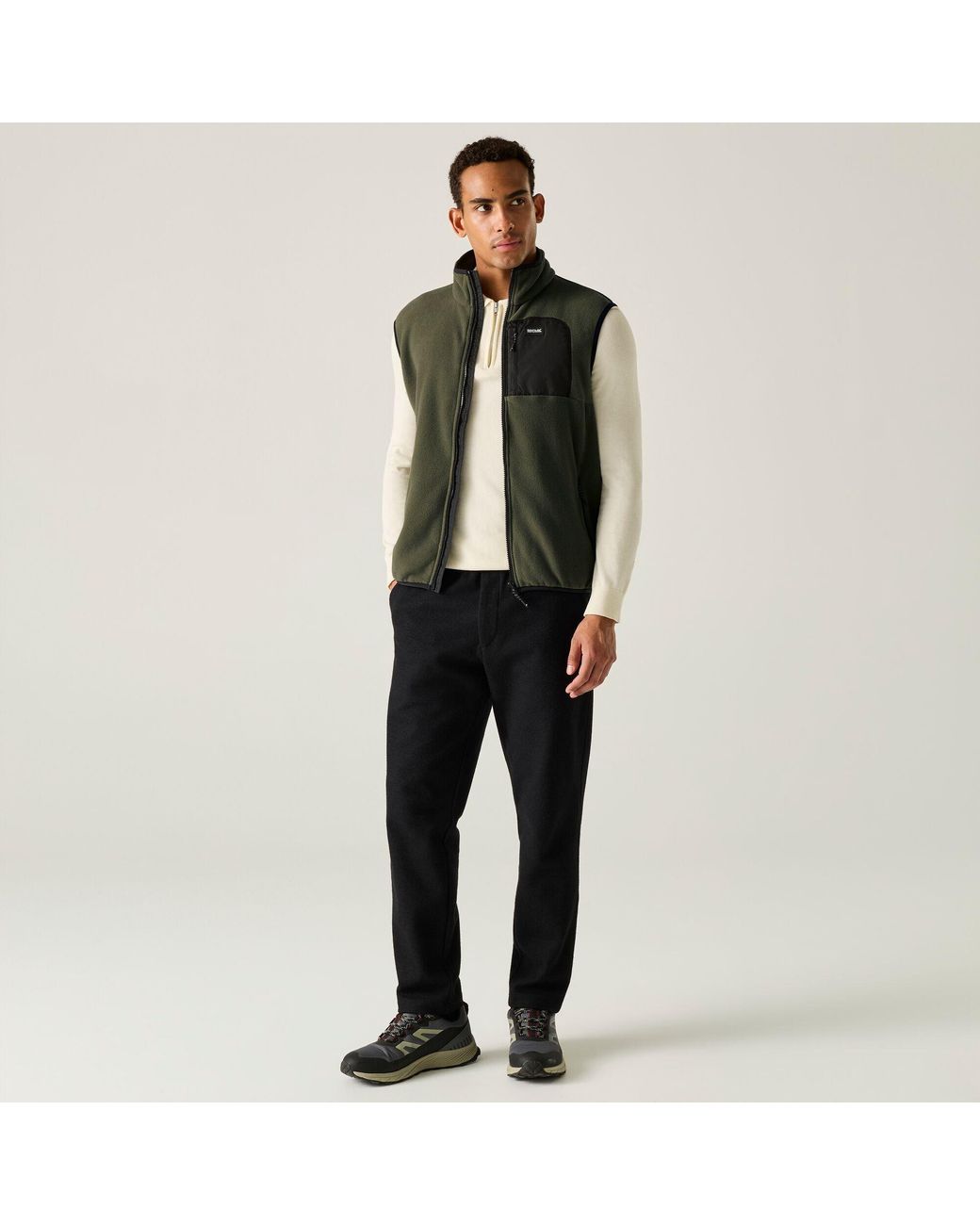 Regatta Black Frankie Fleece Gilet for men