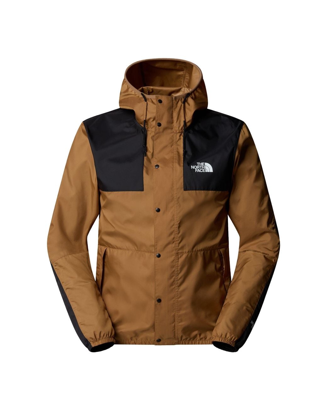 The North Face Brown Mountain Water Resistant Long Sleeve Rain Anorak for men