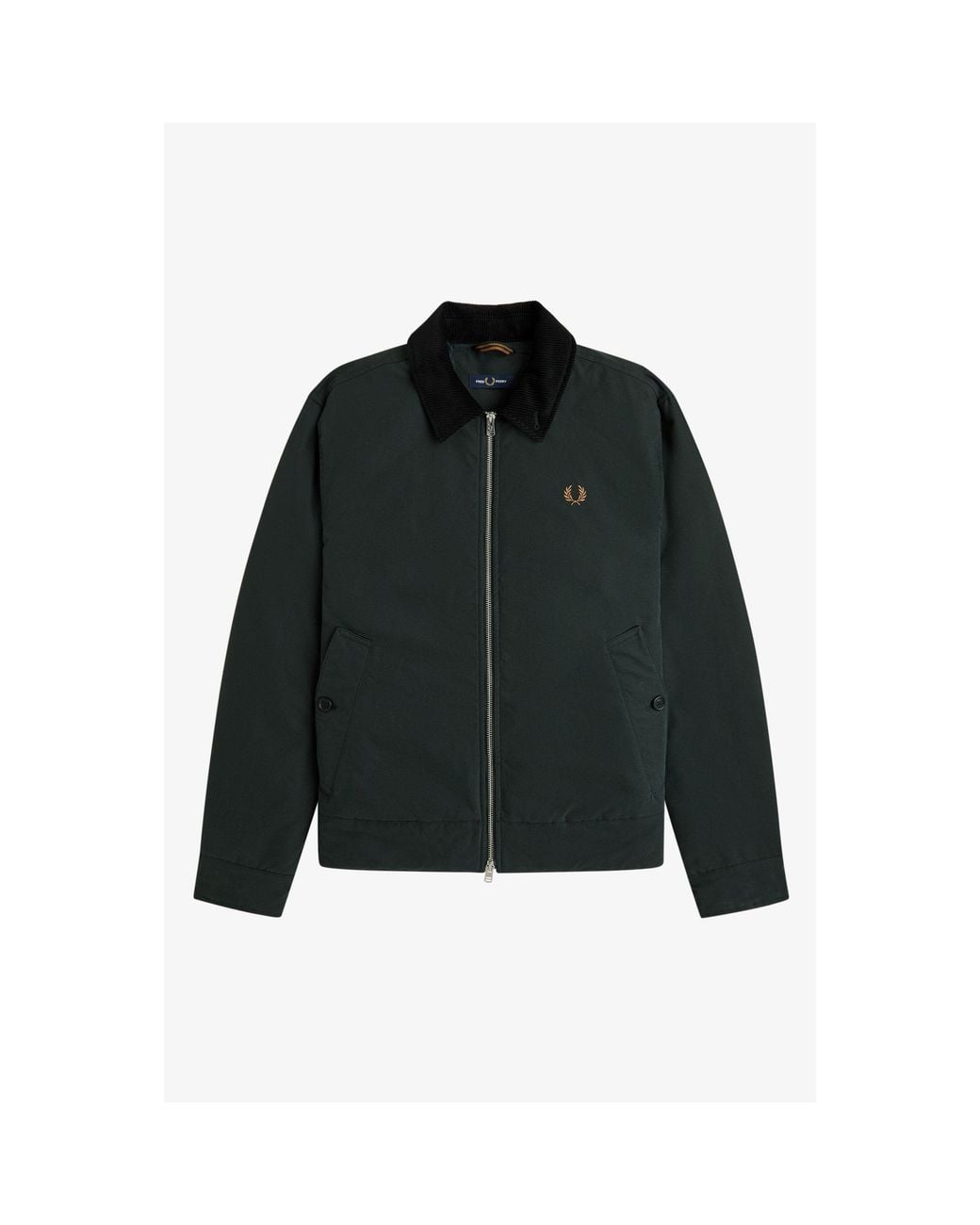 Fred Perry Black Caban Barn Jacket for men
