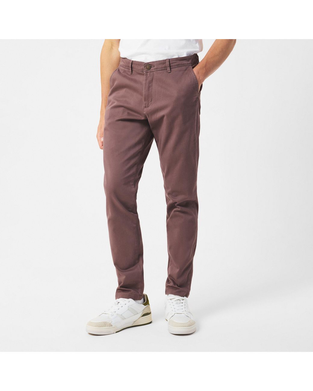 Jack & Jones Purple Marco Bowie Chinos for men