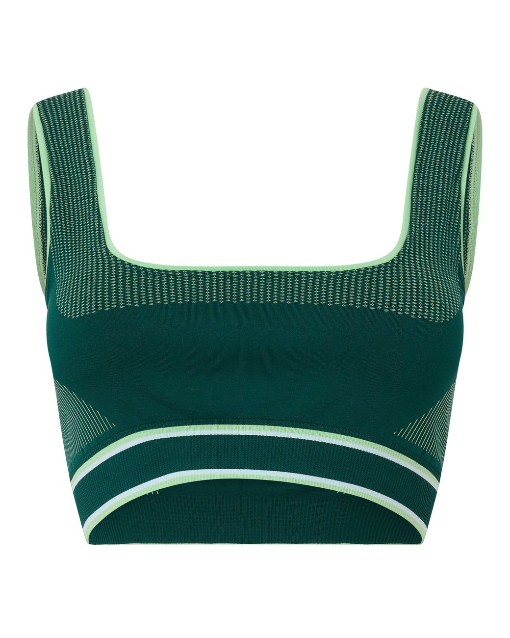 Casablanca Green Seamless Slim-Fit Bra