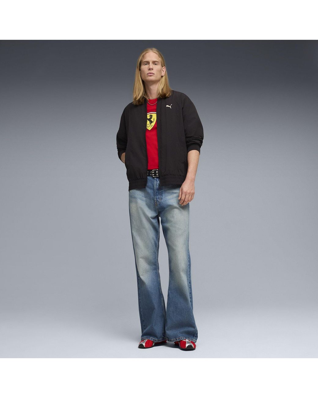 PUMA Red Scuderia Ferrari Shield Tee